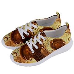 Olive Oil Bubbles Gold Oil Food Women s Lightweight Sports Shoes by Wegoenart