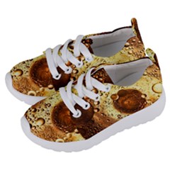 Olive Oil Bubbles Gold Oil Food Kids  Lightweight Sports Shoes by Wegoenart