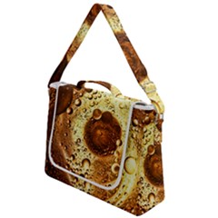 Olive Oil Bubbles Gold Oil Food Box Up Messenger Bag by Wegoenart