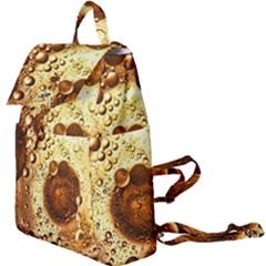 Olive Oil Bubbles Gold Oil Food Buckle Everyday Backpack by Wegoenart