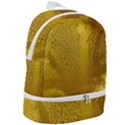 Beer Drink Glass Yellow Cup Bar Zip Bottom Backpack View2