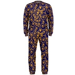 Spiral Pattern Texture Fractal Onepiece Jumpsuit (men) by Wegoenart