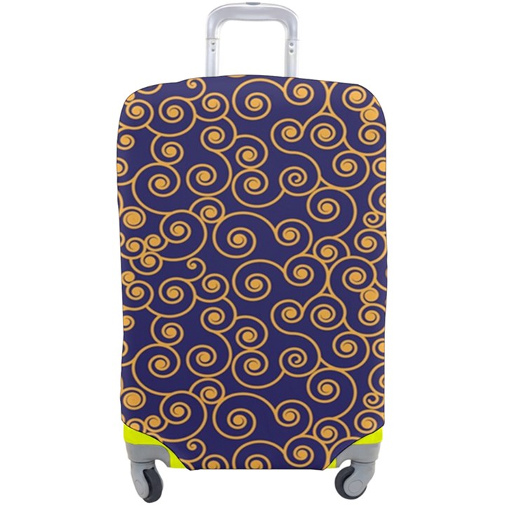 Spiral Pattern Texture Fractal Luggage Cover (Large)