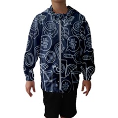 Internet Planet Drink Computer Kids  Hooded Windbreaker