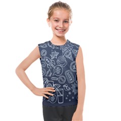 Internet Planet Drink Computer Kids  Mesh Tank Top by Wegoenart