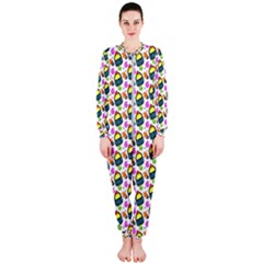 Sweet Dessert Food Cake Pattern Onepiece Jumpsuit (ladies) by Wegoenart