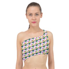 Sweet Dessert Food Cake Pattern Spliced Up Bikini Top  by Wegoenart