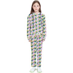 Sweet Dessert Food Cake Pattern Kids  Tracksuit by Wegoenart