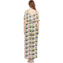 Sweet Dessert Food Cake Pattern Draped Sleeveless Chiffon Jumpsuit View2