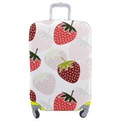 Strawberry Pattern Background Luggage Cover (medium) by Wegoenart