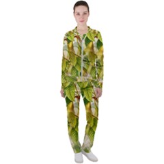 Pear Fruit Tree Organic Pattern Casual Jacket And Pants Set by Wegoenart