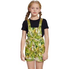 Pear Fruit Tree Organic Pattern Kids  Short Overalls by Wegoenart