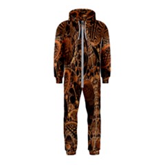 Fractal Render 3d Honeycomb Hooded Jumpsuit (kids)