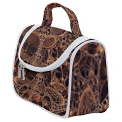 Fractal Render 3d Honeycomb Satchel Handbag by Wegoenart