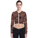 Fractal Render 3d Honeycomb Long Sleeve Zip Up Bomber Jacket View1