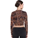 Fractal Render 3d Honeycomb Long Sleeve Zip Up Bomber Jacket View2