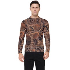 Fractal Render 3d Honeycomb Men s Long Sleeve Rash Guard by Wegoenart