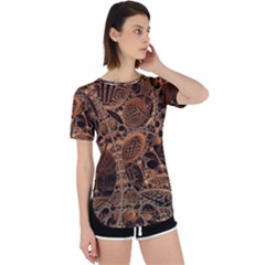 Fractal Render 3d Honeycomb Perpetual Short Sleeve T-shirt by Wegoenart