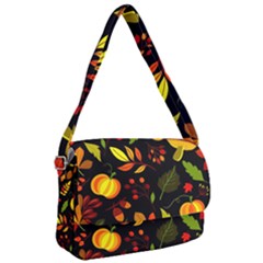 Pumpkin Fall Autumn October Courier Bag by Wegoenart