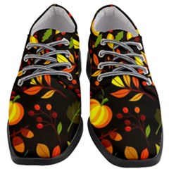 Pumpkin Fall Autumn October Women Heeled Oxford Shoes by Wegoenart