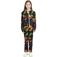 Pumpkin Fall Autumn October Kids  Tracksuit by Wegoenart