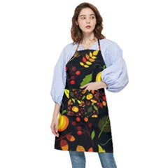 Pumpkin Fall Autumn October Pocket Apron by Wegoenart