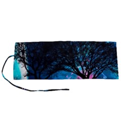 Tree Trees Surreal Universe Silhouette Roll Up Canvas Pencil Holder (s) by Wegoenart