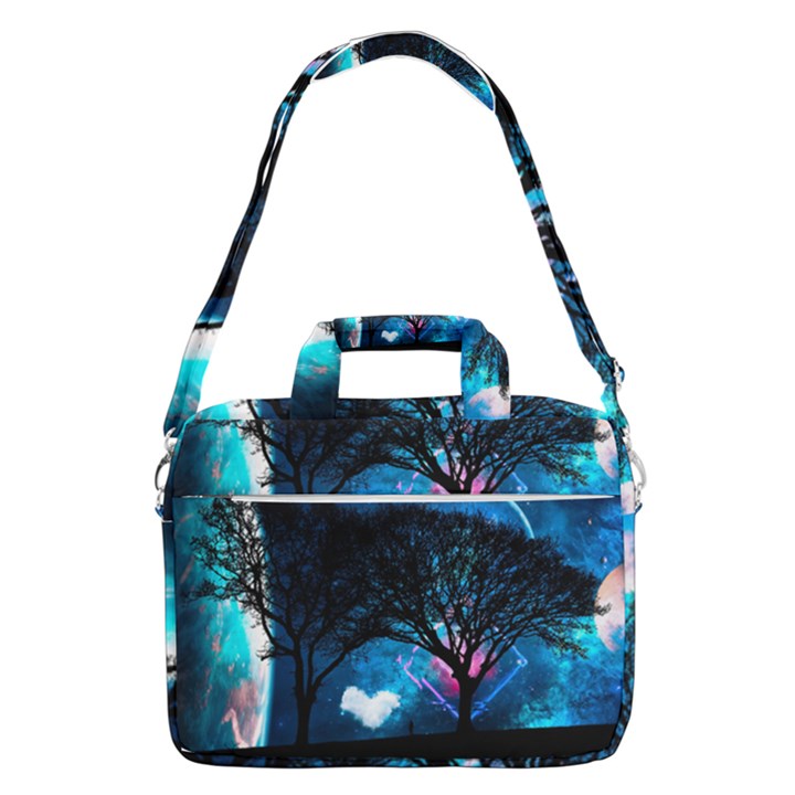 Tree Trees Surreal Universe Silhouette MacBook Pro 16  Shoulder Laptop Bag