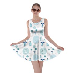 Vaccine Syringe Disinfection Skater Dress by Wegoenart