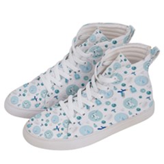 Vaccine Syringe Disinfection Women s Hi-top Skate Sneakers by Wegoenart