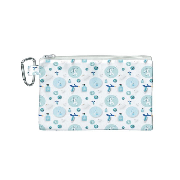 Vaccine Syringe Disinfection Canvas Cosmetic Bag (Small)