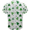 Christmas Tree Pattern Design Men s Cotton Tee View2