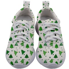 Christmas Tree Pattern Design Kids Athletic Shoes