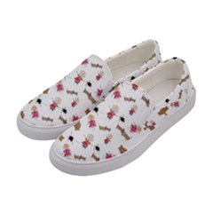 Children Wallpaper Background Women s Canvas Slip Ons by Wegoenart