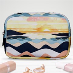 Sea Waves Wave Painting Ocean Water Make Up Pouch (small) by Wegoenart