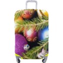 Background Of Christmas Decoration Luggage Cover (Large) View1