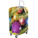 Background Of Christmas Decoration Luggage Cover (Large) View2