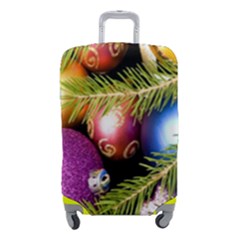 Background Of Christmas Decoration Luggage Cover (small) by artworkshop