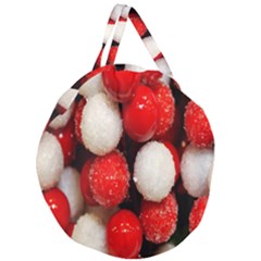 Beads Giant Round Zipper Tote by artworkshop