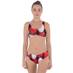 Beads Criss Cross Bikini Set