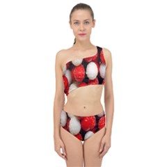 Beads Spliced Up Two Piece Swimsuit by artworkshop