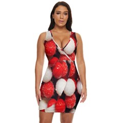 Beads Draped Bodycon Dress by artworkshop