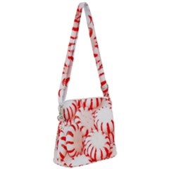 Candy Zipper Messenger Bag by artworkshop