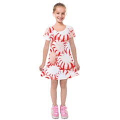 Candy Kids  Short Sleeve Velvet Dress by artworkshop