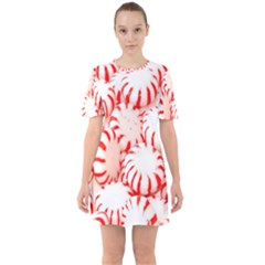 Candy Sixties Short Sleeve Mini Dress by artworkshop