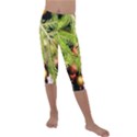 Christmas Candy 2 Kids  Lightweight Velour Capri Leggings  View1