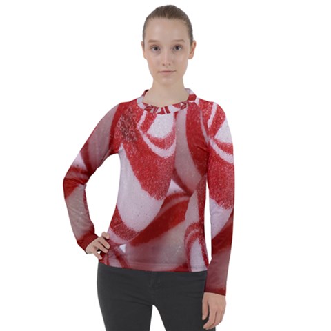 Christmas Candy Women s Pique Long Sleeve Tee by artworkshop