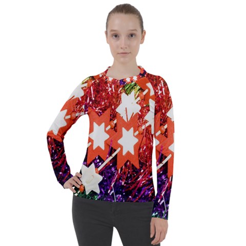 Christmas Decoration 3 Women s Pique Long Sleeve Tee by artworkshop