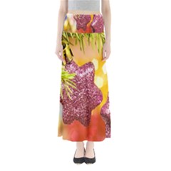 Christmas Decoration 5 Full Length Maxi Skirt by artworkshop