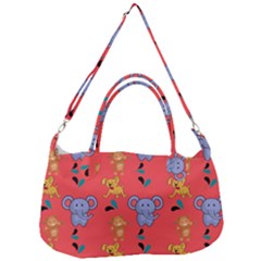 Elephant Cartoon Animal Monkey Removal Strap Handbag by Wegoenart